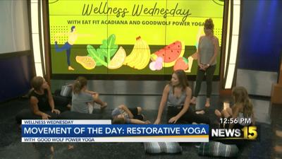 Restorative Yoga and Healthy Cookie